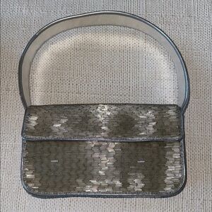 Staud Silver Tommy bag